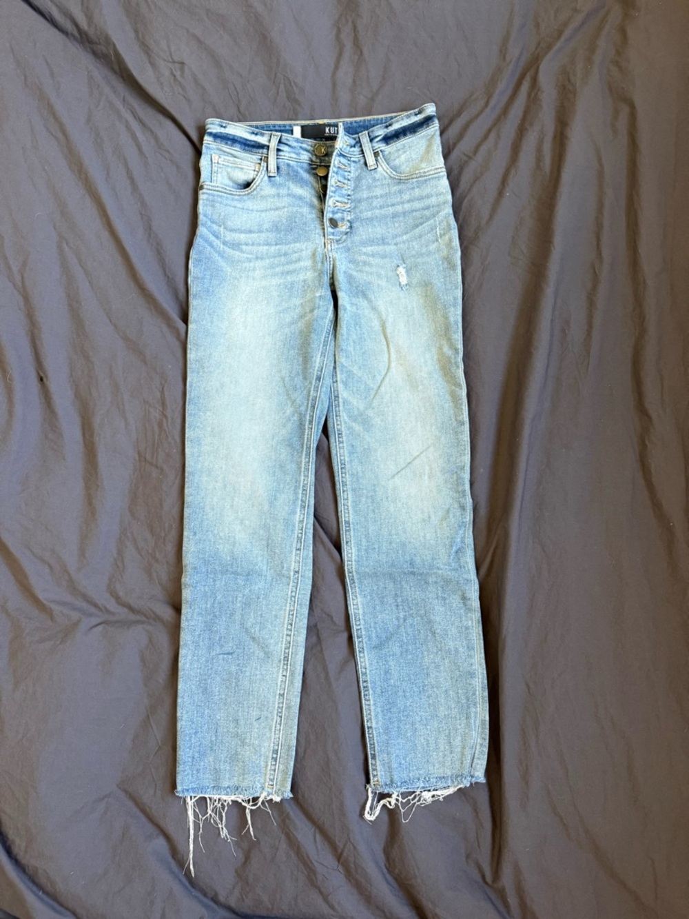 Women’s KUT from the Kloth Rachel Light Wash Straight Jeans